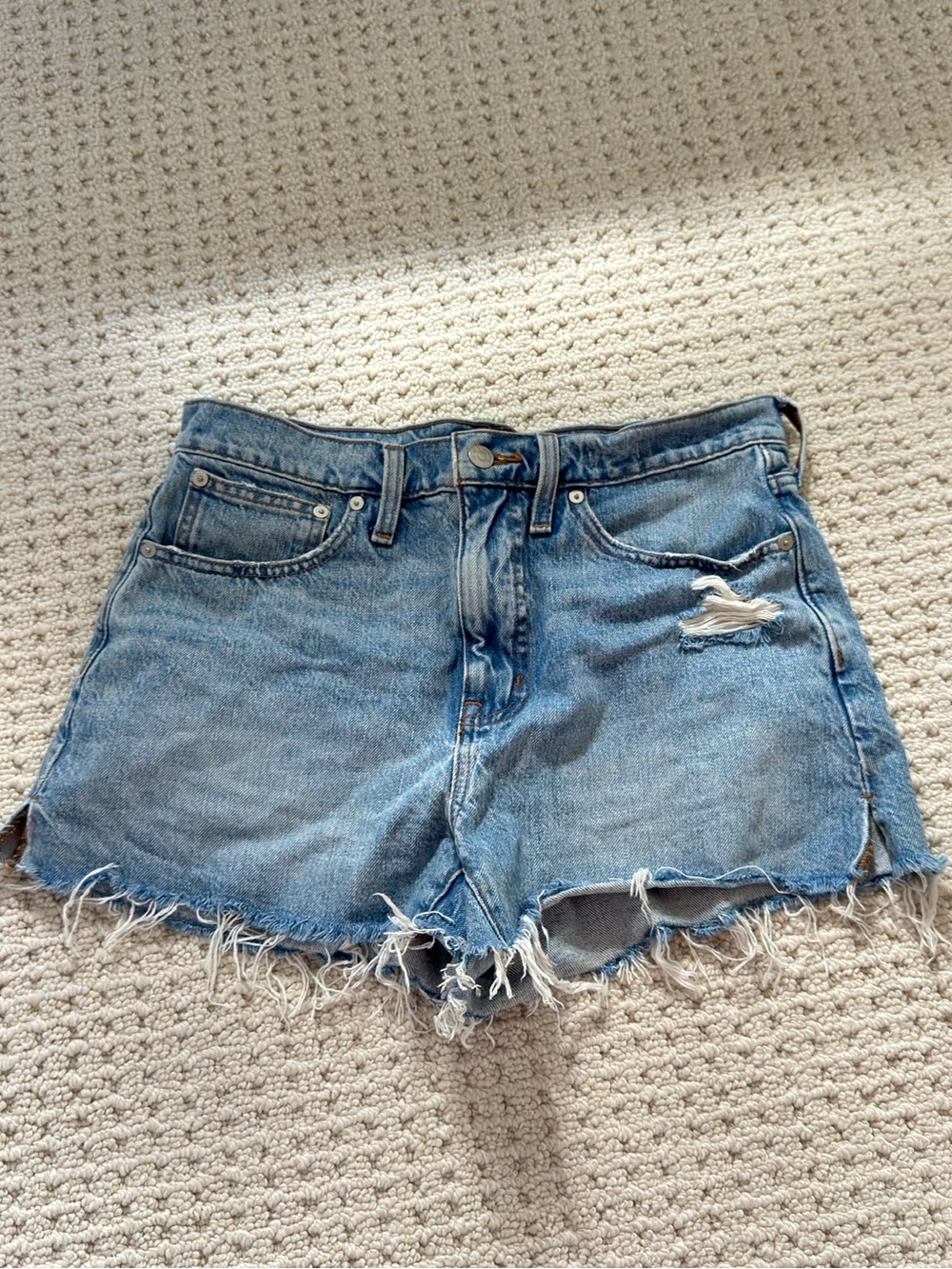 Relaxed Denim Shorts Madewell Size 27